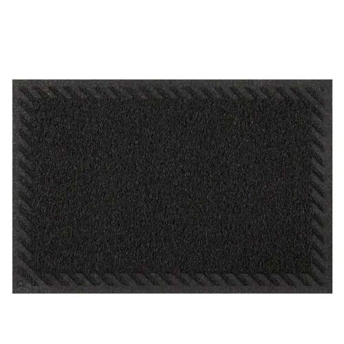 Capacho Vinílico Light Elite Rebaixado Preto 5mm 60x40cm