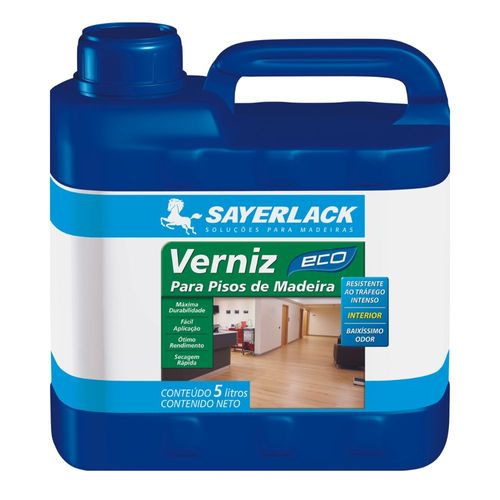 Verniz Premium Base Água Semi Brilho para Piso 5L Sayerlack