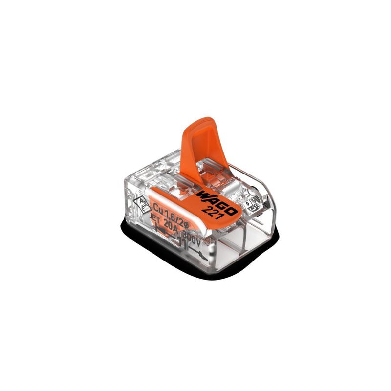 Conector-Emenda-2-Polos-ate-4mm²-32A-IP20-Wago-Caixa-com-100-Pecas