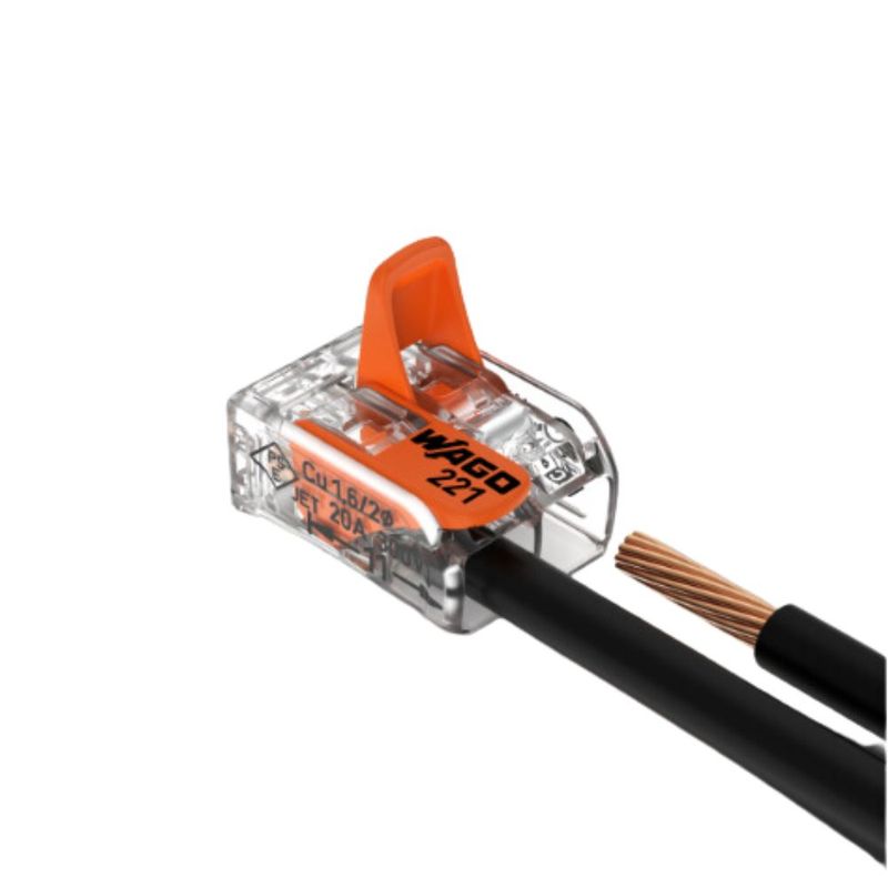 Conector-Emenda-2-Polos-ate-4mm²-32A-IP20-Wago-Caixa-com-100-Pecas