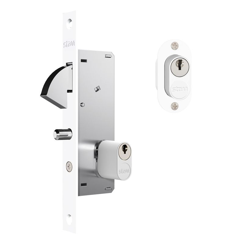 Fechadura-Externa-Bico-de-Papagaio-Porta-de-Correr-950-265MM-Branco