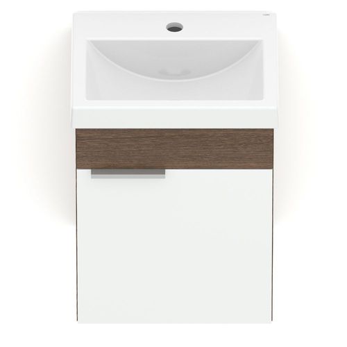 Gabinete para Banheiro Like Wengue/Branco 41cm