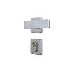 Fechadura-Externa-Roseta-Quadrada-Modena-40mm-Cromado