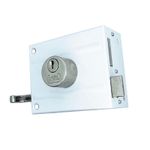 Fechadura-de-Sobrepor-para-Portao-100MM-Chave-Simples-Branco
