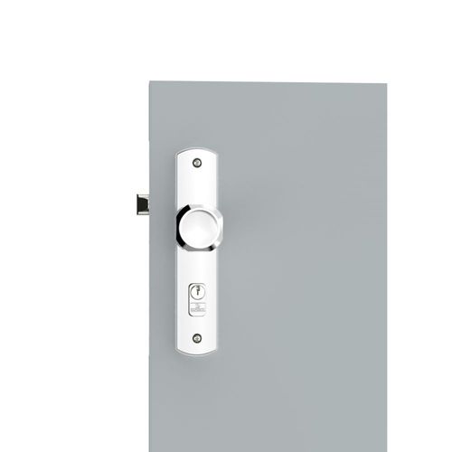 Fechadura Externa Espelho 40MM Brio Bola Cromado