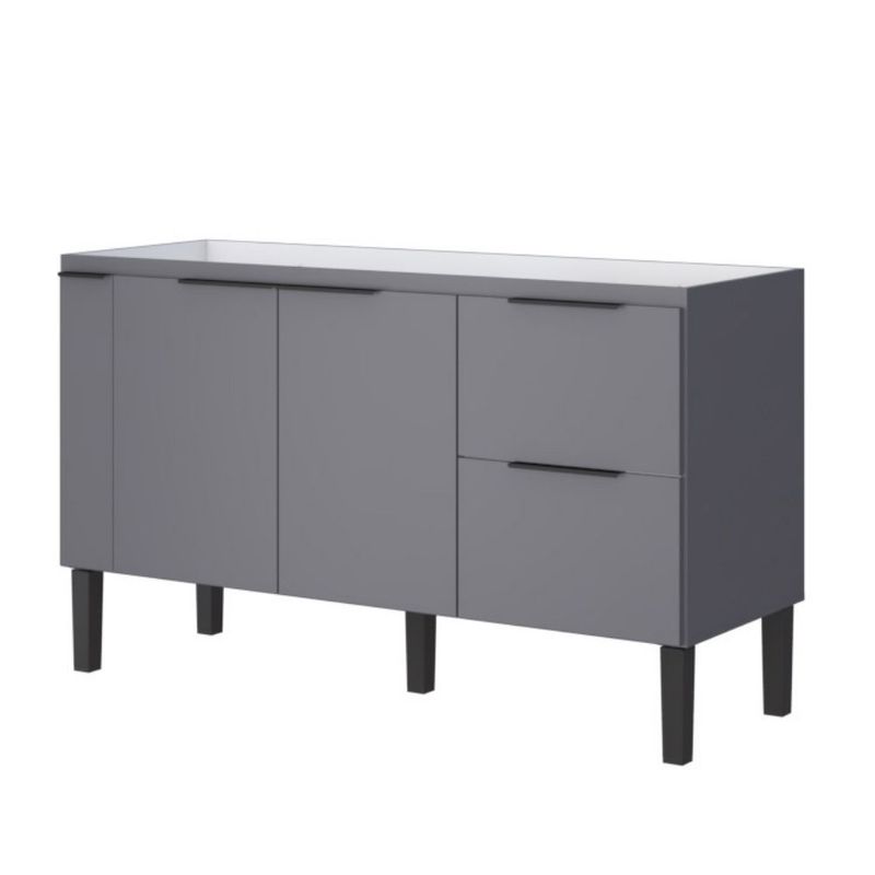 Gabinete-para-Cozinha-Cisne-145x515x86cm-MDP-MDF-Cinza
