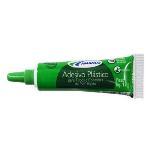 Adesivo Plástico PVC Bisnaga 17g Amanco