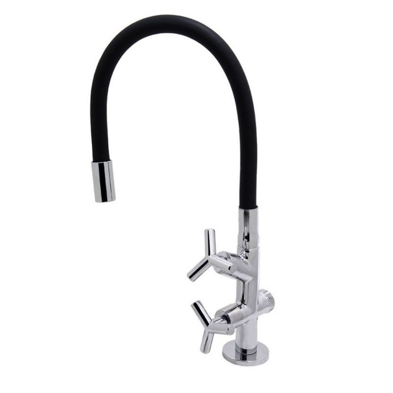 Torneira-para-Tanque-Jardim-Mesa-Longa-Flexivel-C53-Preto