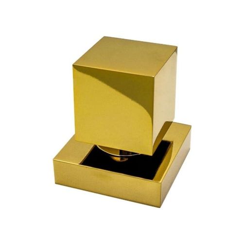 Acabamento Registro Base Deca Gaveta/Pressão 1/2" a 1" C90 Square Ouro