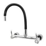 Misturador-para-Cozinha-Parede-1-4V-Preto-Color-3368-C61-DN15