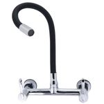 Misturador-para-Cozinha-Parede-1-4V-Preto-Color-3368-C61-DN15