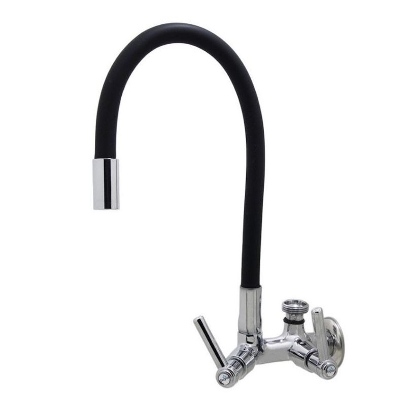 Torneira-para-Tanque-Jardim-Parede-Longa-Flexivel-C29-Preto