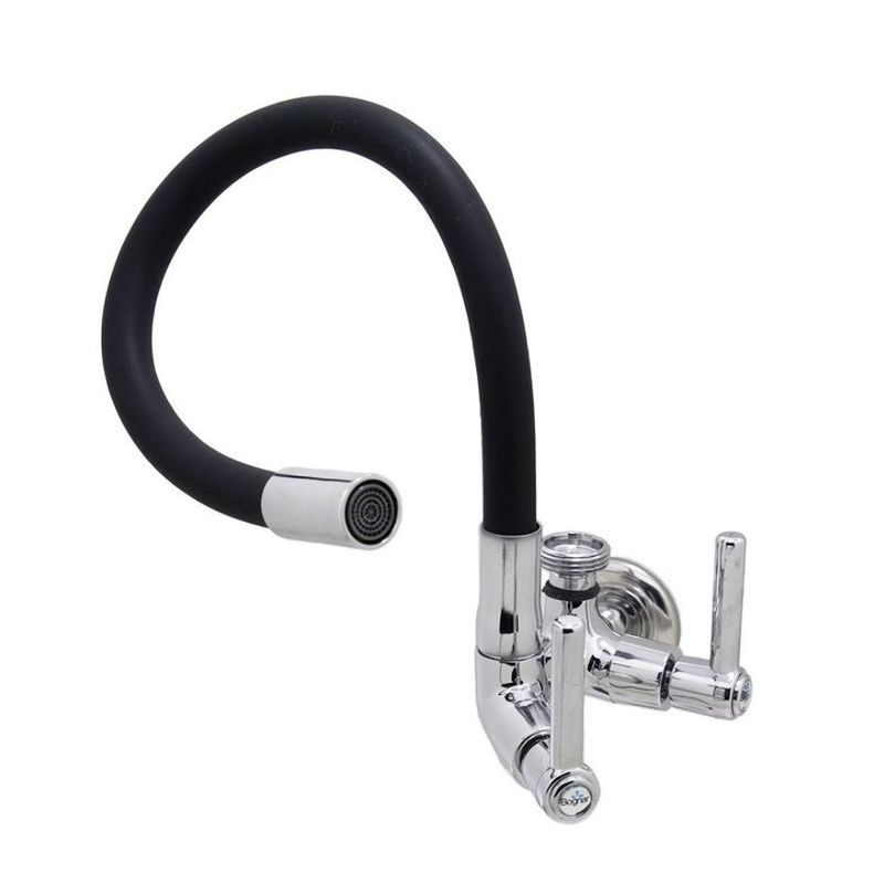 Torneira-para-Tanque-Jardim-Parede-Longa-Flexivel-C29-Preto