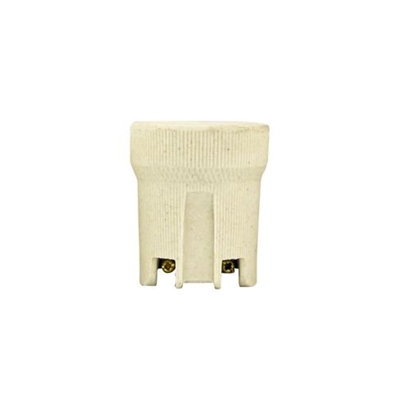 Soquete-de-Porcelana-Branco-com-Alca-Liso-para-Spot-com-Lampada-E27