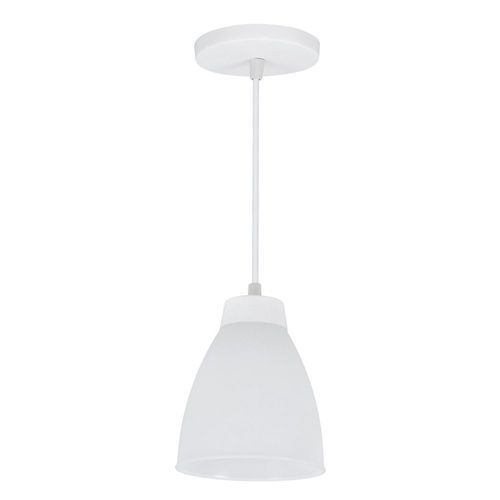 Pendente Basic em Polibutileno Branco para 1 Lâmpada E27