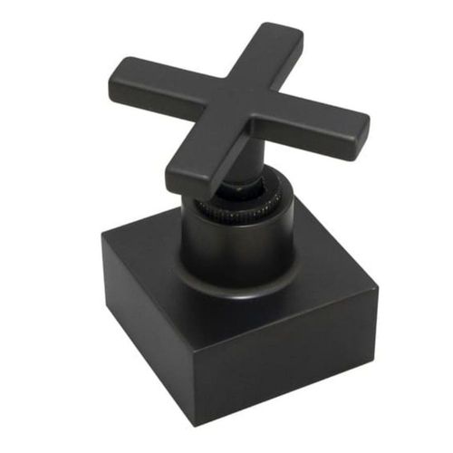 Acabamento Registro Base Docol Gaveta/Pressão 1/2" 3/4" C51 Preto