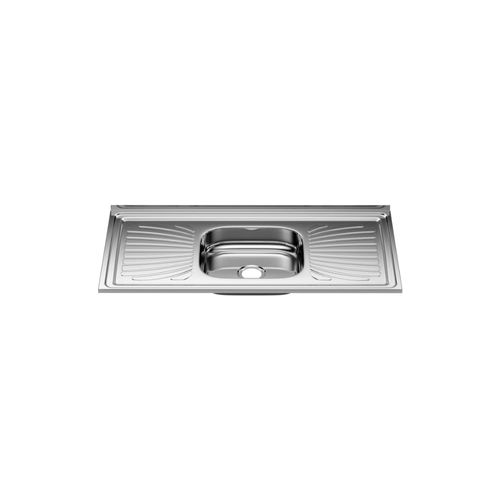 Pia para Cozinha Aço Inox 100x55cm com Cuba Central