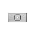 Pia-para-Cozinha-Aco-Inox-100x55cm-com-Cuba-Central