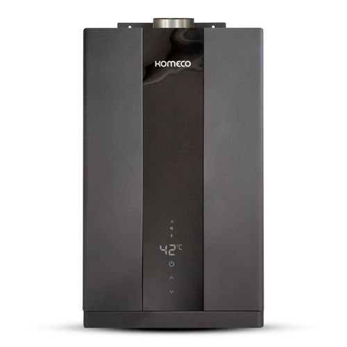 Aquecedor de Água a Gás GLP 26L Home Preto Digital Bivolt Komeco