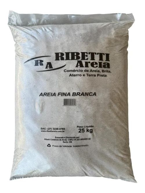 Areia Fina 25kg Ribetti