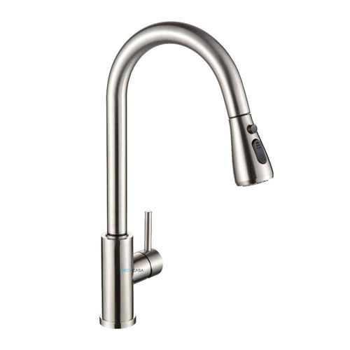 Monocomando para Cozinha Mesa Bica Alta Cromado Flexível 42 cm