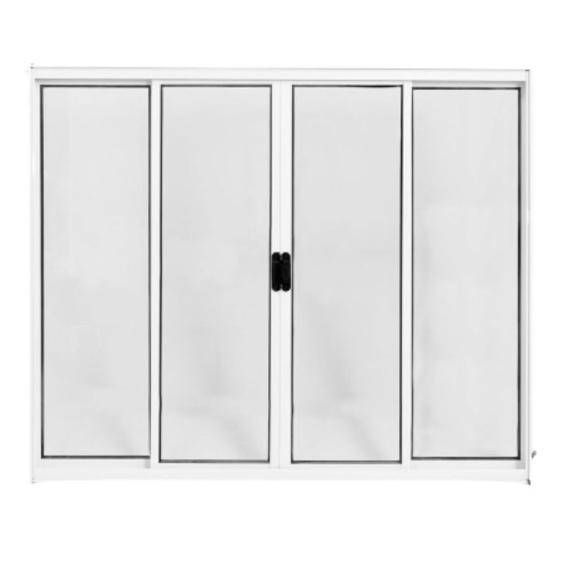 Janela-de-Correr-4-Folhas-sem-Grade-Aluminio-Branco-100x200cm