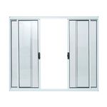 Janela-de-Correr-4-Folhas-sem-Grade-Aluminio-Branco-100x200cm
