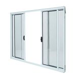 Janela-de-Correr-4-Folhas-sem-Grade-Aluminio-Branco-100x200cm