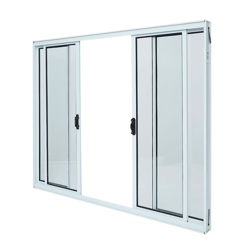 Janela-de-Correr-4-Folhas-sem-Grade-Aluminio-Branco-100x200cm