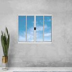 Janela-de-Correr-4-Folhas-sem-Grade-Aluminio-Branco-100x200cm