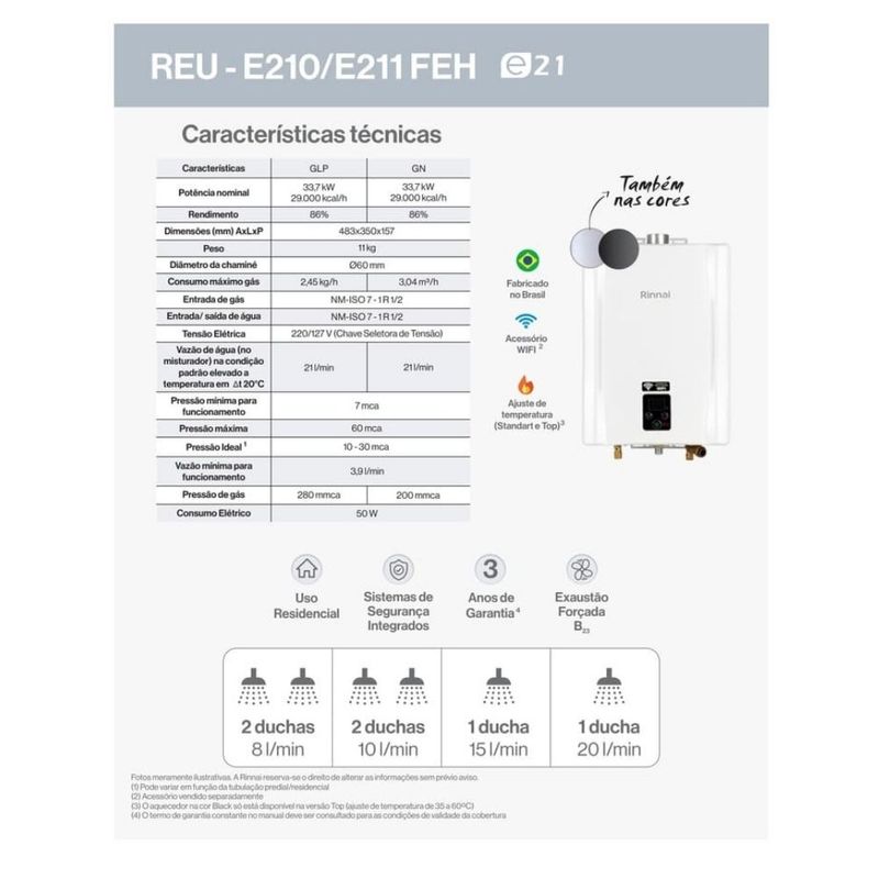 Aquecedor-de-Agua-a-Gas-GN-21L-E21-FEHB-Digital-Bivolt-Rinnai
