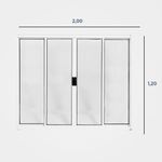 Janela-de-Correr-4-Folhas-sem-Grade-Aluminio-Branco-120x200cm