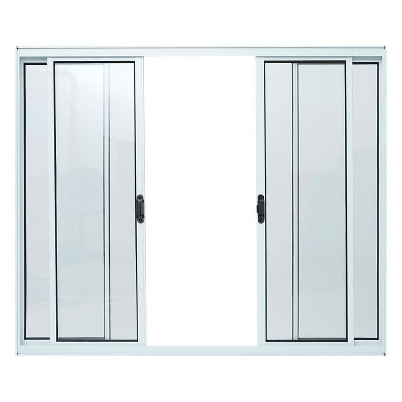 Janela-de-Correr-4-Folhas-sem-Grade-Aluminio-Branco-120x200cm