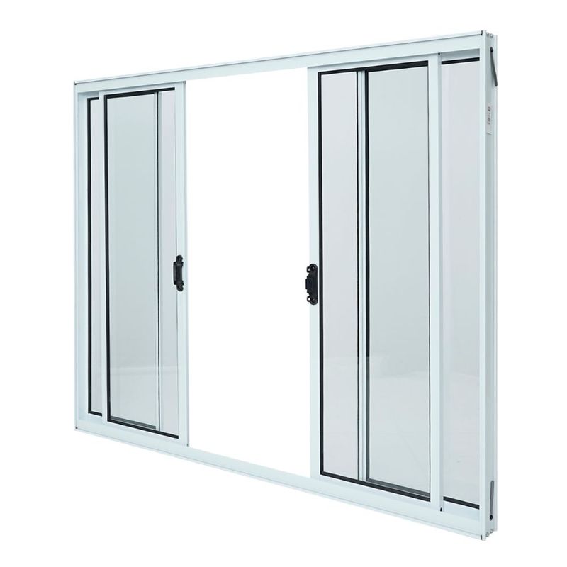 Janela-de-Correr-4-Folhas-sem-Grade-Aluminio-Branco-120x200cm