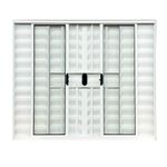 Veneziana-6-Folhas-com-Grade-Aluminio-Branco-100x200cm
