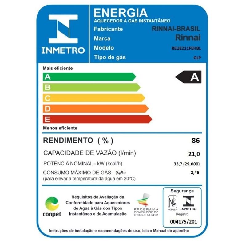 Aquecedor-de-Agua-a-Gas-GLP-21L-E21-FEHB-Digital-Bivolt-Rinnai