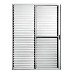 Porta-Balcao-Veneziana-3-Folhas-Vidro-Liso-Aluminio-Branco-210x150cm