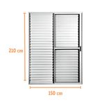 Porta-Balcao-Veneziana-3-Folhas-Vidro-Liso-Aluminio-Branco-210x150cm