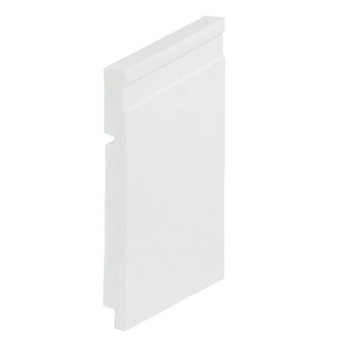 Rodapé Poliestireno P.U Branco Frisado 20x1,5x240cm