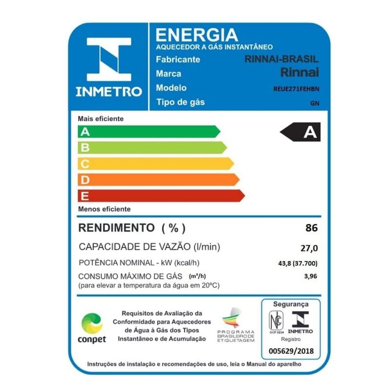 Aquecedor-de-Agua-a-Gas-GN-27L-E27-FEH-Digital-Bivolt-Rinnai
