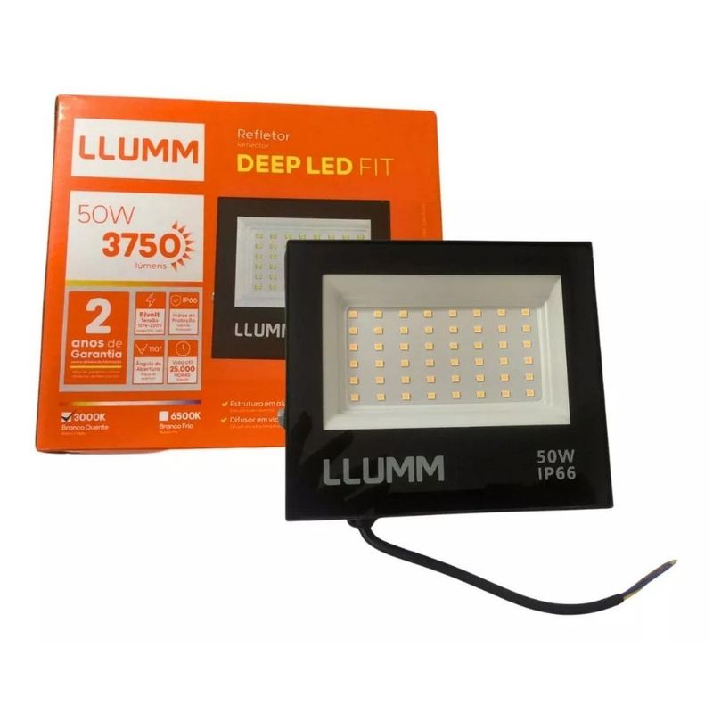 Refletor-de-LED-Deep-Fit-50W-IP66-3750-Lumens-Luz-Branca