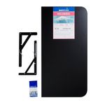 Kit-Mesa-Dobravel-MDP-com-Suporte-e-Fixacao-Preto-80x41cm