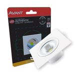 Spot-de-LED-Authentic-Embutir-Quadrado-3W-250-Lumens-Luz-Amarela