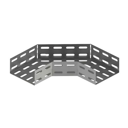 Curva Horizontal 90° para Eletrocalha 100mmx50mm Perfil Líder