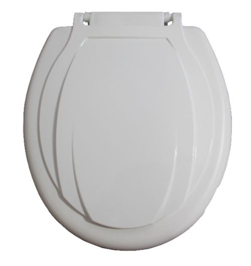 Assento Sanitário Convencional Soft Max PP Oval Branco