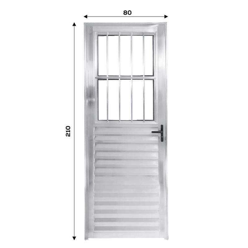 Porta-Postigo-Vidro-Boreal-Aluminio-Brilhante-Esquerdo-210x80cm