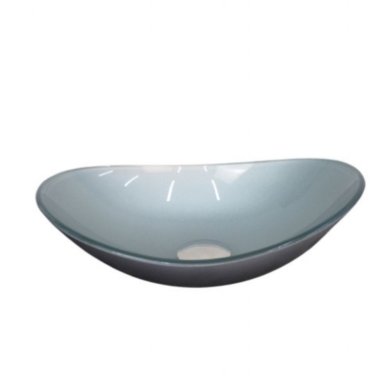 Cuba-de-Apoio-Oval-Prata-38cm-Vidro-Vmex-CO-38