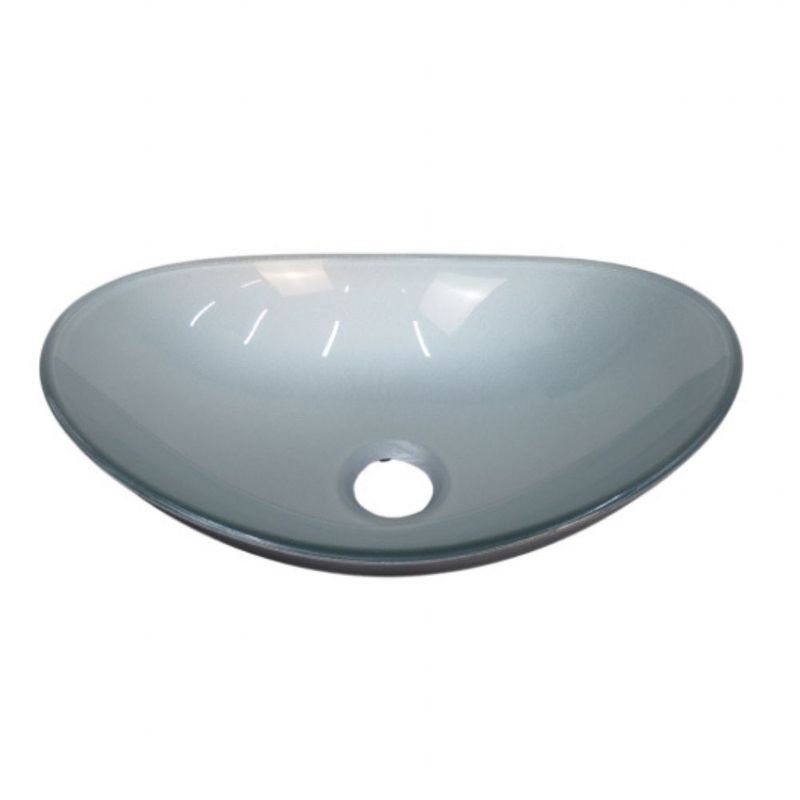 Cuba-de-Apoio-Oval-Prata-38cm-Vidro-Vmex-CO-38
