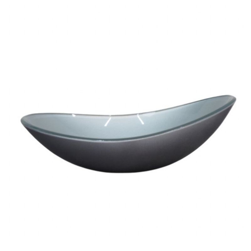 Cuba-de-Apoio-Oval-Prata-38cm-Vidro-Vmex-CO-38