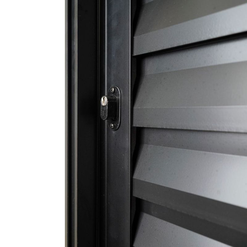 Porta-Balcao-Veneziana-3-Folhas-Vidro-Liso-Aluminio-Preto-210x150cm